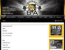 Tablet Screenshot of crossfitba.com